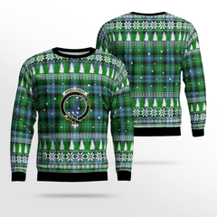 Clan Arbuthnot Ancient Crest Tartan Christmas Ugly Sweater PZ85 Arbuthnot Ancient Crest Tartan Tartan Ugly Sweater   