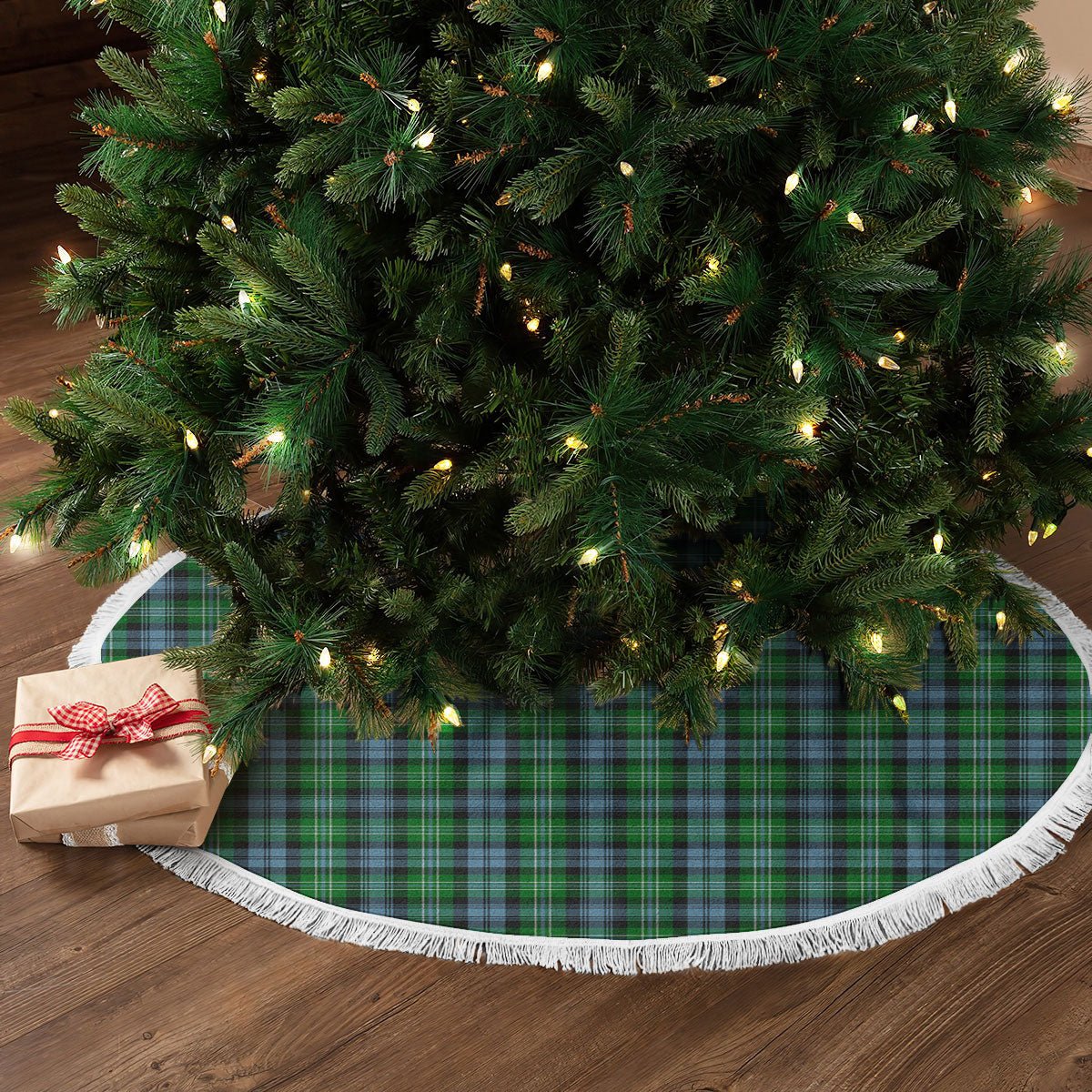 Clan Arbuthnot Ancient Tartan Christmas Tree Skirt YV78 Arbuthnot Ancient Tartan Tartan Christmas   