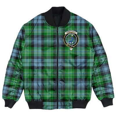 Clan Arbuthnot Ancient Tartan Crest Bomber Jacket