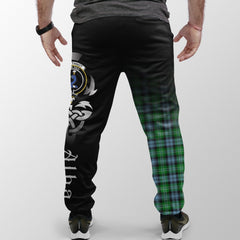 Clan Arbuthnot Ancient Tartan Crest Jogger Sweatpants  Alba Celtic Style LU74 Clan Arbuthnot Tartan Today   