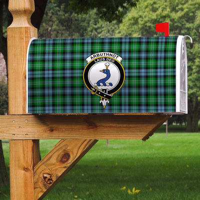 Clan Arbuthnot Ancient Tartan Crest Mailbox