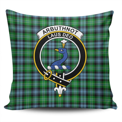 Clan Arbuthnot Ancient Tartan Crest Pillow Cover