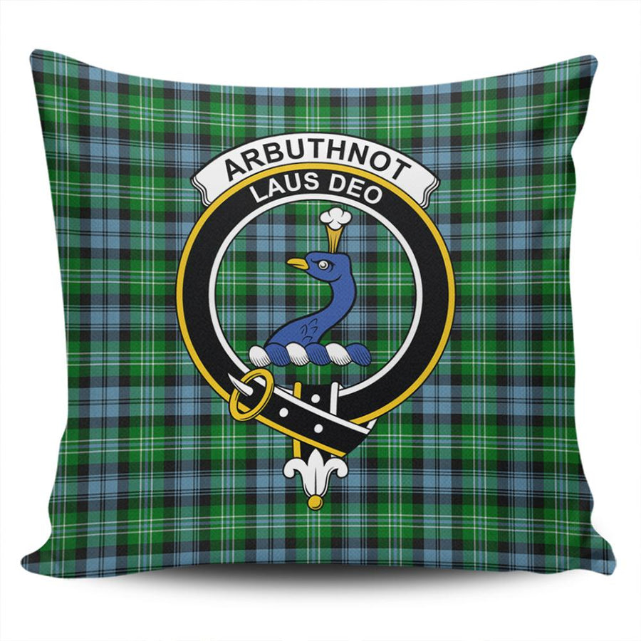Clan Arbuthnot Ancient Tartan Crest Pillow Cover