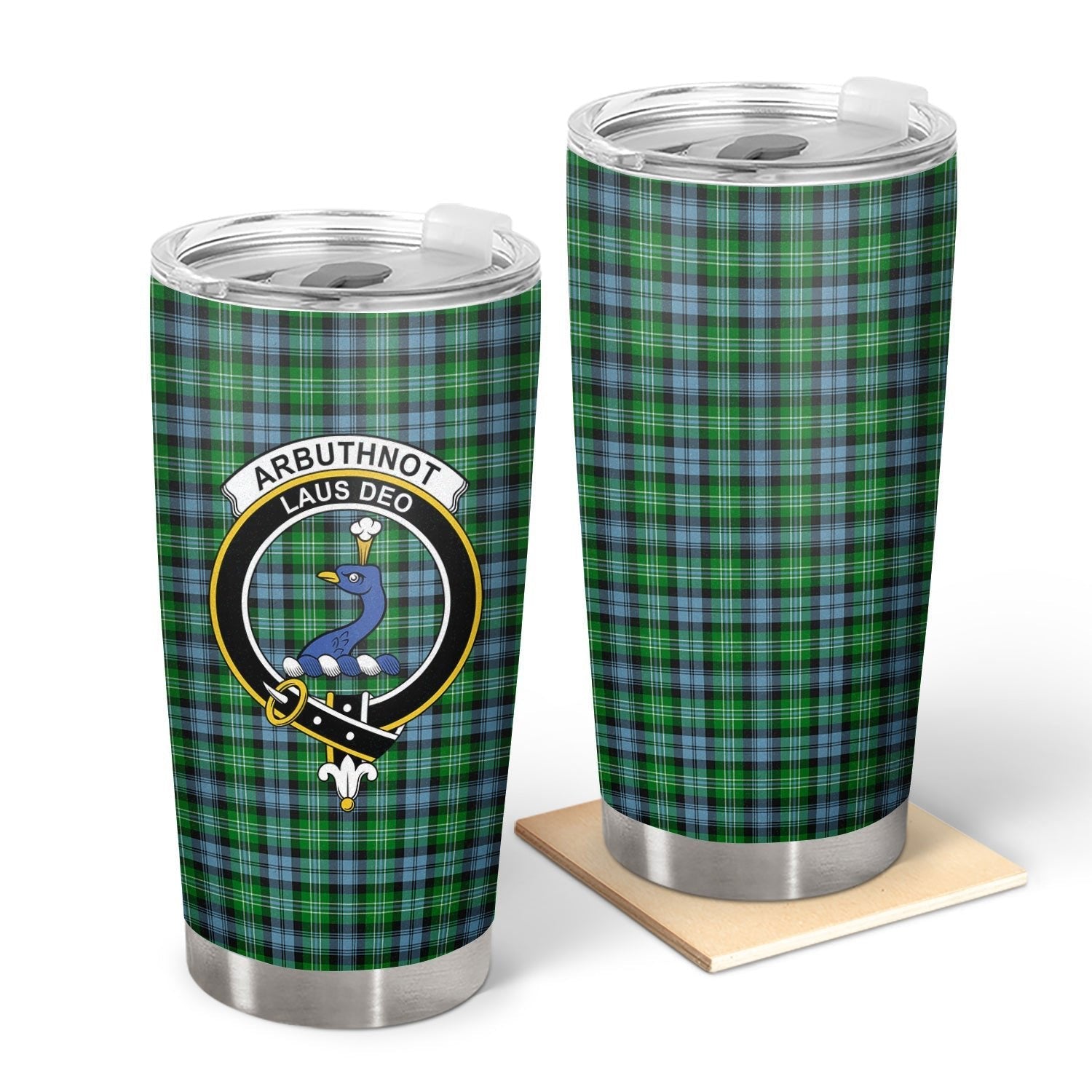Clan Arbuthnot Ancient Tartan Crest Tumbler MH55 Clan Arbuthnot Tartan Today   