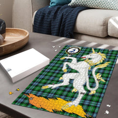 Clan Arbuthnot Ancient Tartan Crest Unicorn Scotland Jigsaw Puzzles Gift For Family WC79 Clan Arbuthnot Tartan Today   