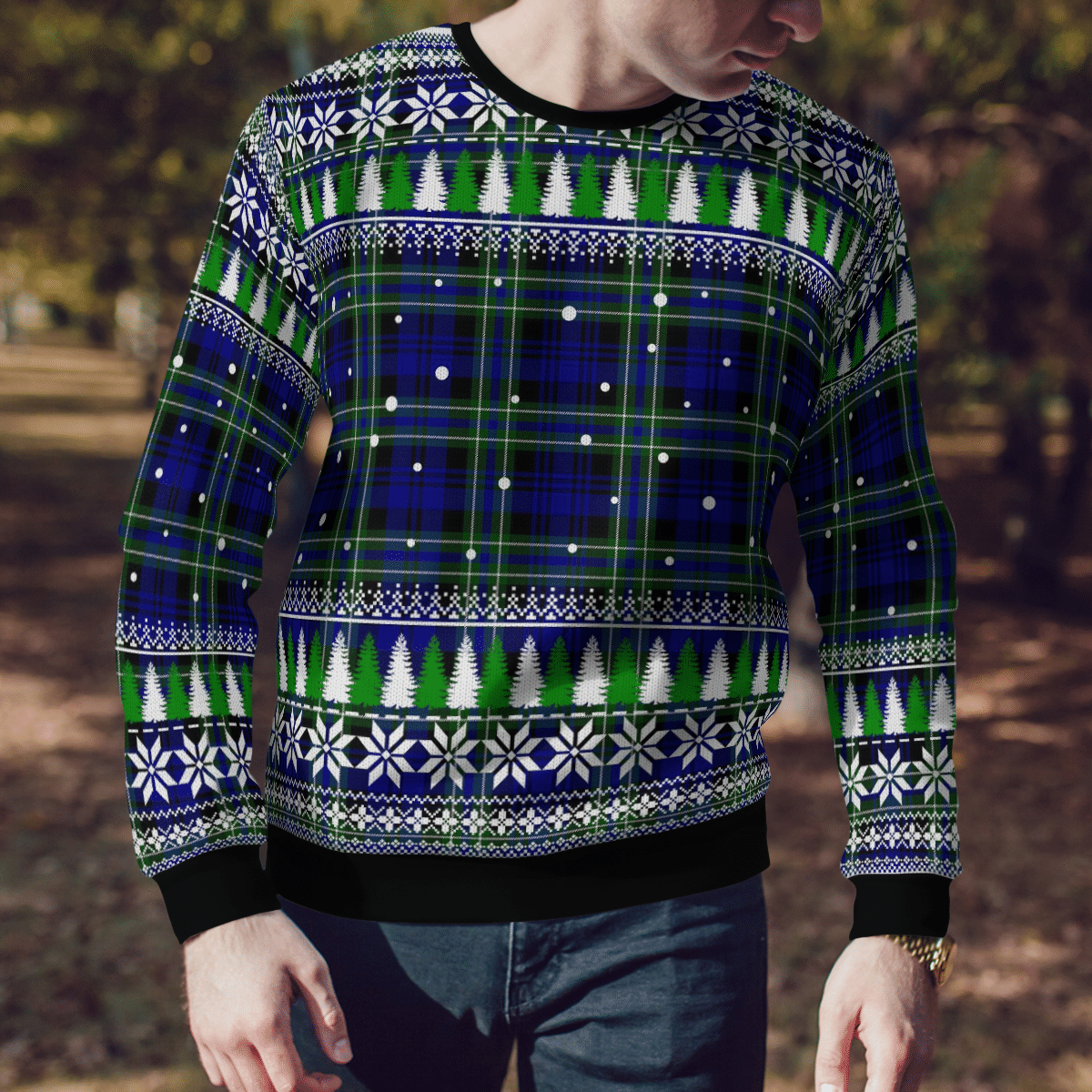 Clan Arbuthnot Modern Tartan Christmas Ugly Sweater FK63 Arbuthnot Modern Tartan Tartan Ugly Sweater   