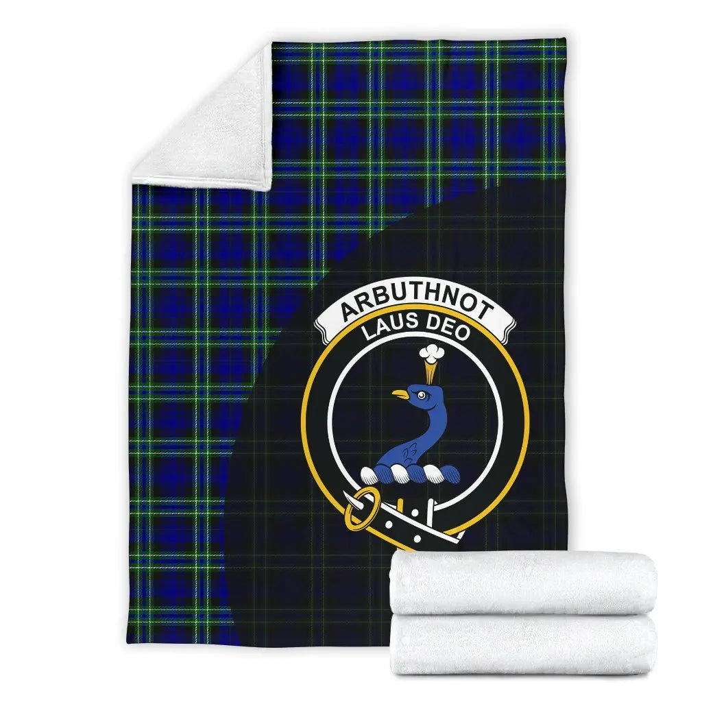 Clan Arbuthnot Modern Tartan Crest Blanket Wave Style KI81 Clan Arbuthnot Tartan Today   