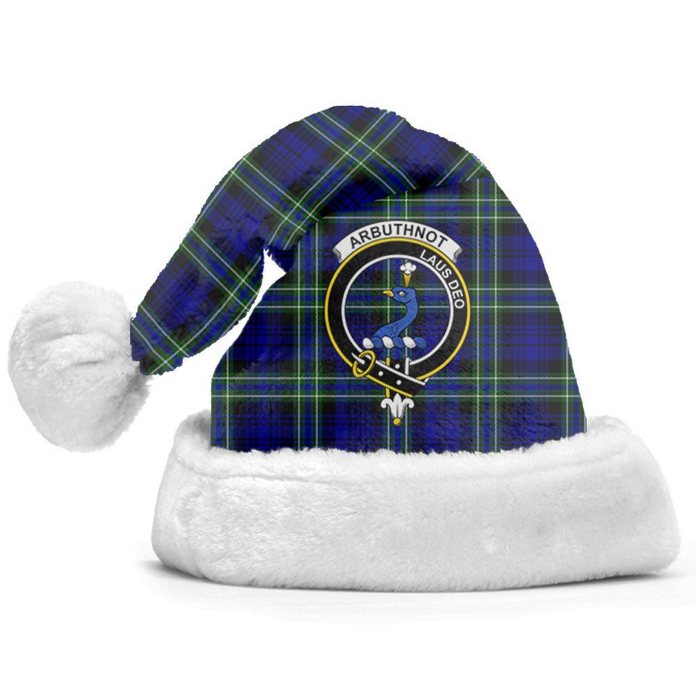Clan Arbuthnot Modern Tartan Crest Christmas Santa Hat OH28 Arbuthnot Modern Tartan Tartan Santa Hat   