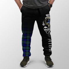 Clan Arbuthnot Modern Tartan Crest Jogger Sweatpants  Alba Celtic Style UD38 Clan Arbuthnot Tartan Today   