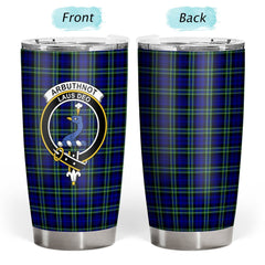 Clan Arbuthnot Modern Tartan Crest Tumbler IM15 Clan Arbuthnot Tartan Today   