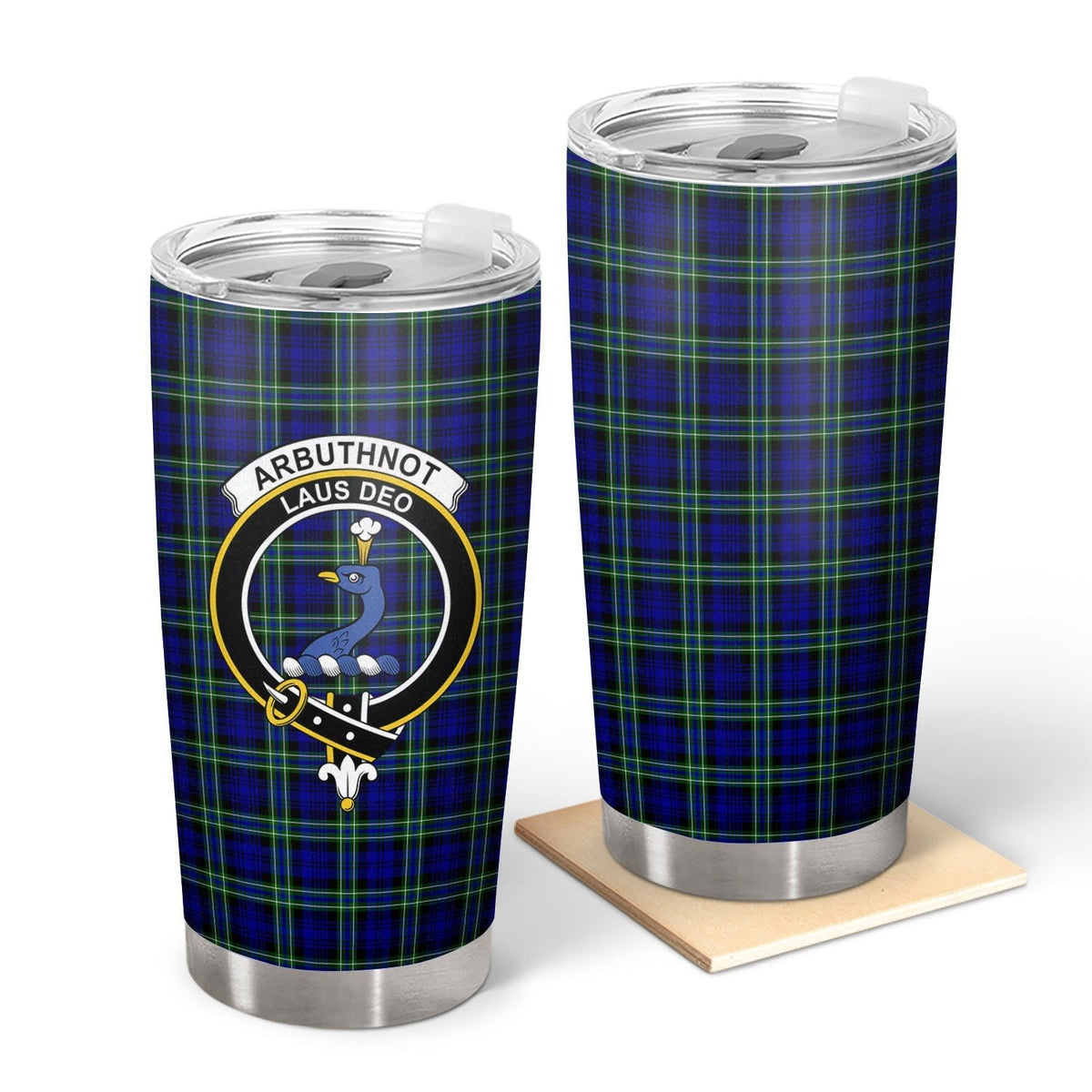 Clan Arbuthnot Modern Tartan Crest Tumbler IM15 Clan Arbuthnot Tartan Today   