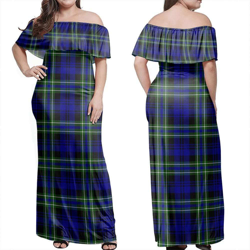 Clan Arbuthnot Modern Tartan Hawaii Dress VR80 Clan Arbuthnot Tartan Hawaii Dress   