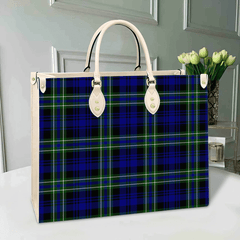 Clan Arbuthnot Modern Tartan Leather Bag OO55 Clan Arbuthnot Tartan Today   