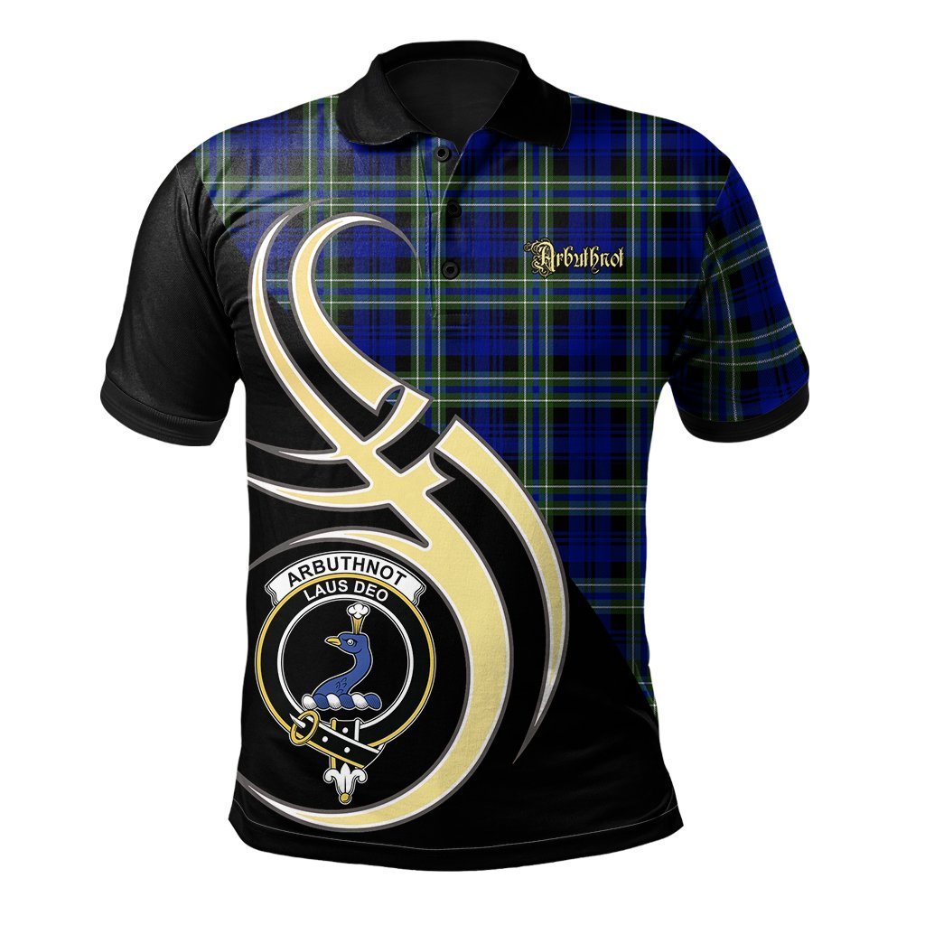 Clan Arbuthnot Modern Tartan Polo Shirt - Believe In Me Style OL43 Arbuthnot Modern Tartan Tartan Polo   