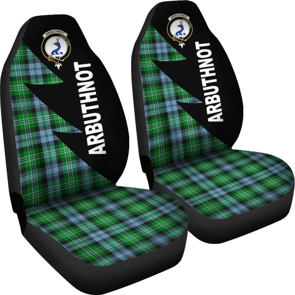 Clan Arbuthnot Tartan Crest Flash Style Car Seat Cover VC83 Clan Arbuthnot Tartan Today   