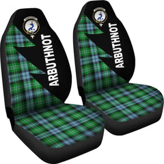 Clan Arbuthnot Tartan Crest Flash Style Car Seat Cover VC83 Clan Arbuthnot Tartan Today   