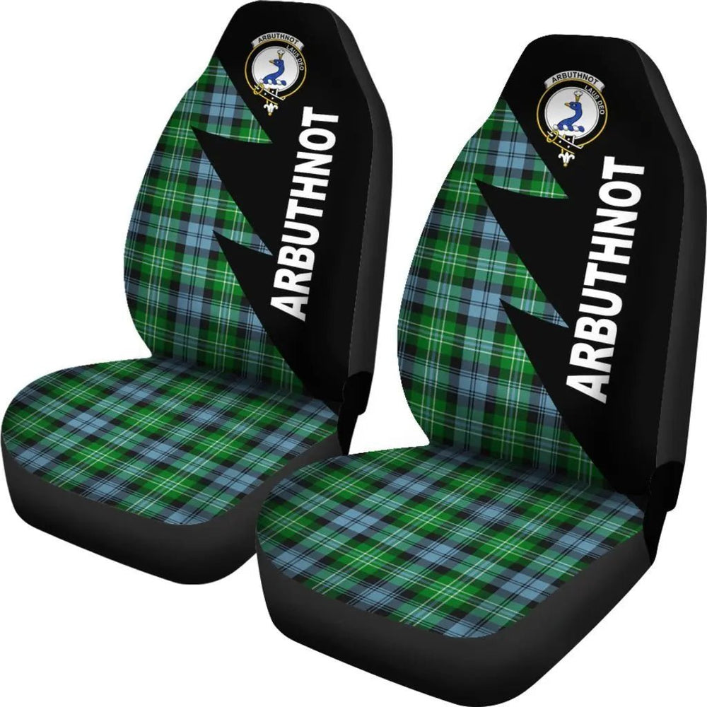 Clan Arbuthnot Tartan Crest Flash Style Car Seat Cover VC83 Clan Arbuthnot Tartan Today   