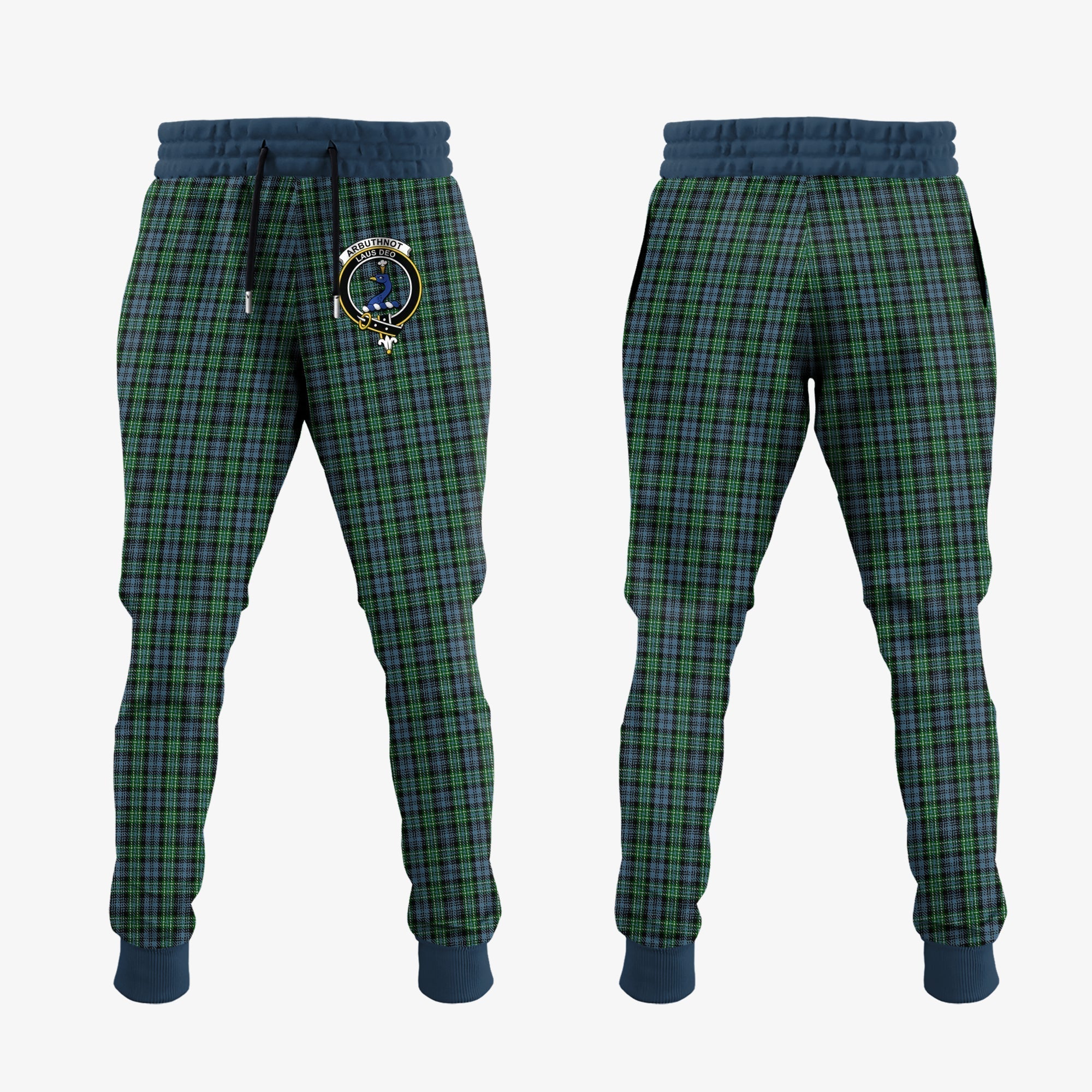 Clan Arbuthnot Tartan Crest Jogger Sweatpants AC85 Clan Arbuthnot Tartan Today   