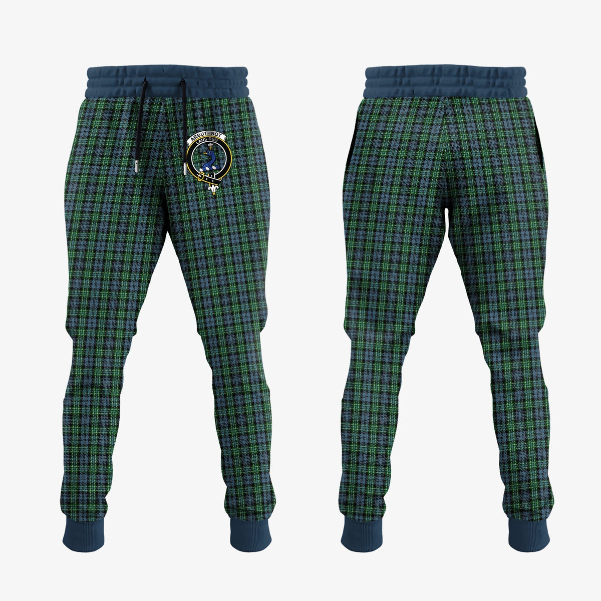 Clan Arbuthnot Tartan Crest Jogger Sweatpants AC85 Clan Arbuthnot Tartan Today   