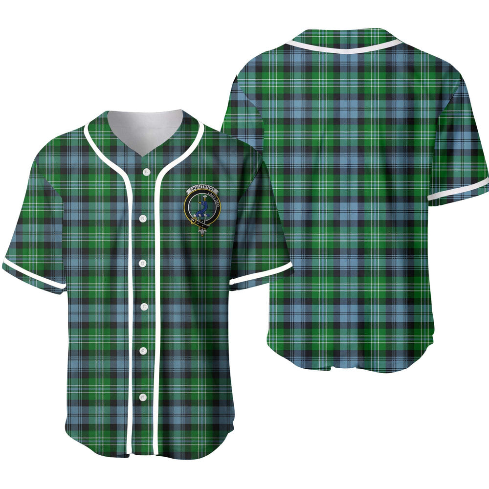 Clan Arbuthnot Tartan Unisex Baseball Jersey RB15KK17 Clan Arbuthnot Tartan Today   