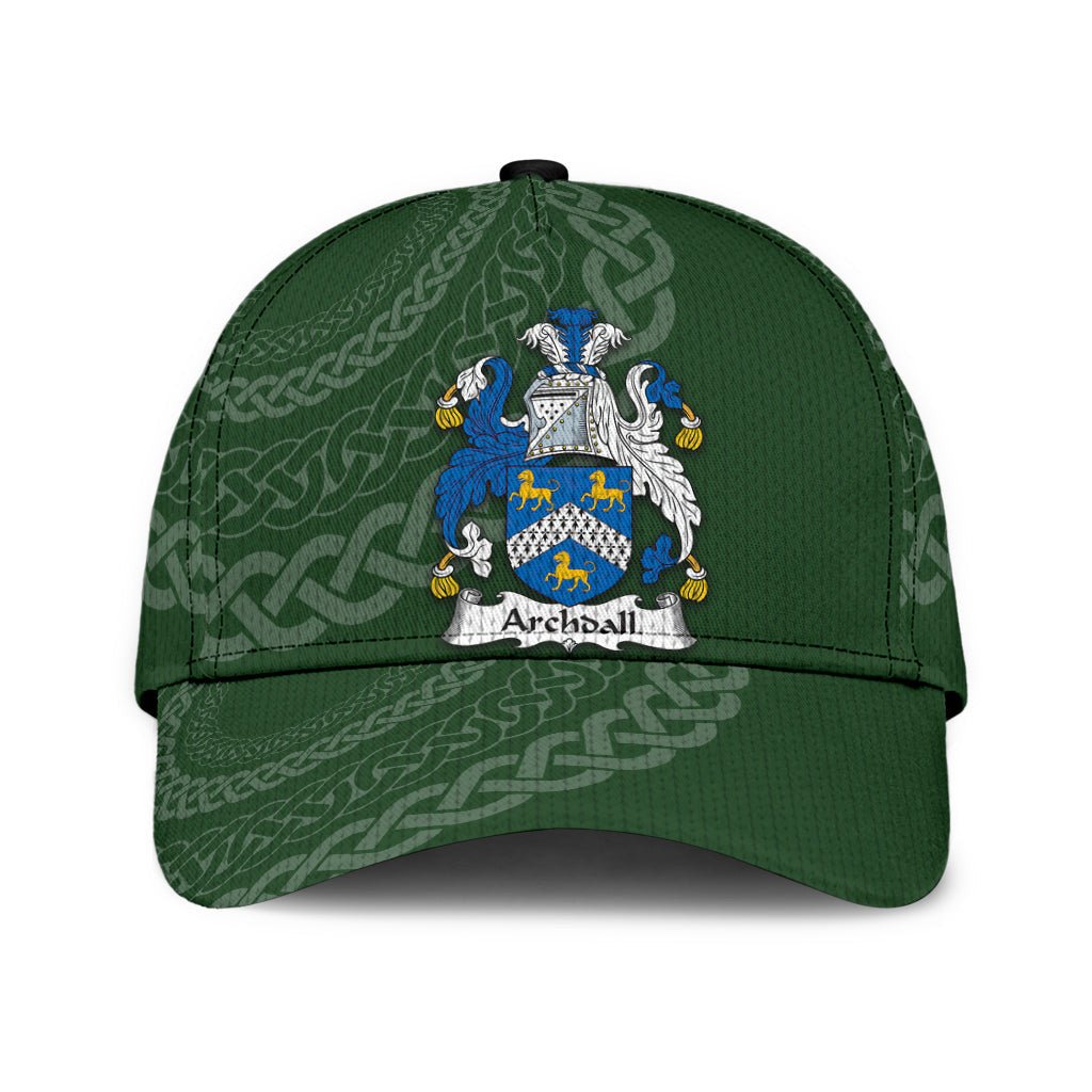 Clan Archdall Coat Of Arms - Irish Family Crest St Patrick's Day Classic CapVW79 Classic Cap - Archdall Coat Of Arms St Patrick's Day Classic Cap Irish Cap   