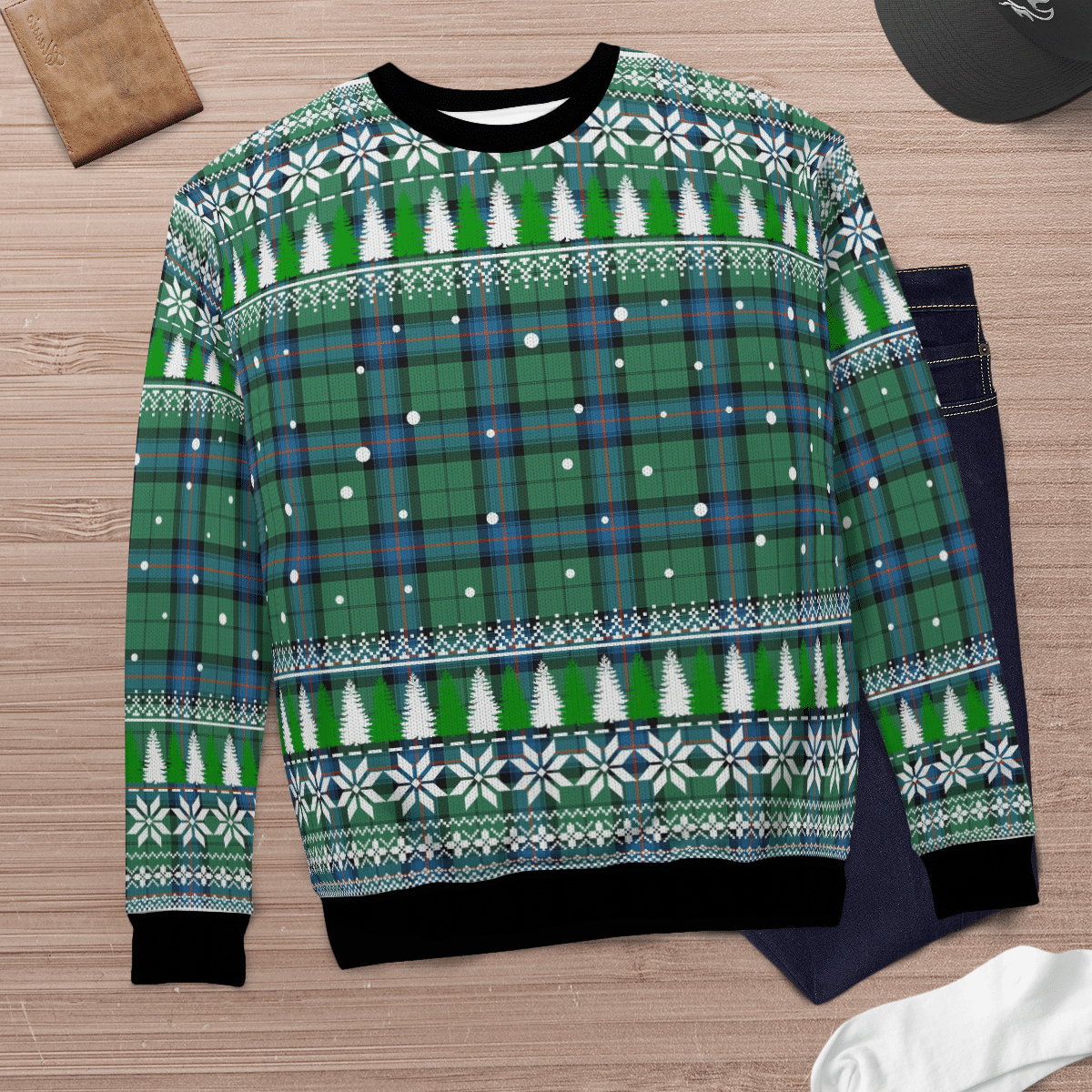 Clan Armstrong Ancient Tartan Christmas Ugly Sweater NY77 Armstrong Ancient Tartan Tartan Ugly Sweater   