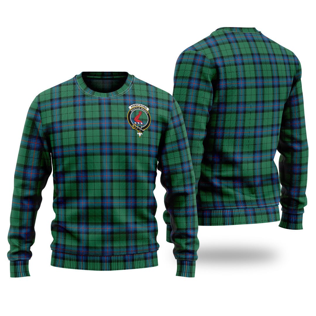 Clan Armstrong Ancient Tartan Christmas Ugly Sweater QE52 Armstrong Ancient Tartan Tartan Sweater   