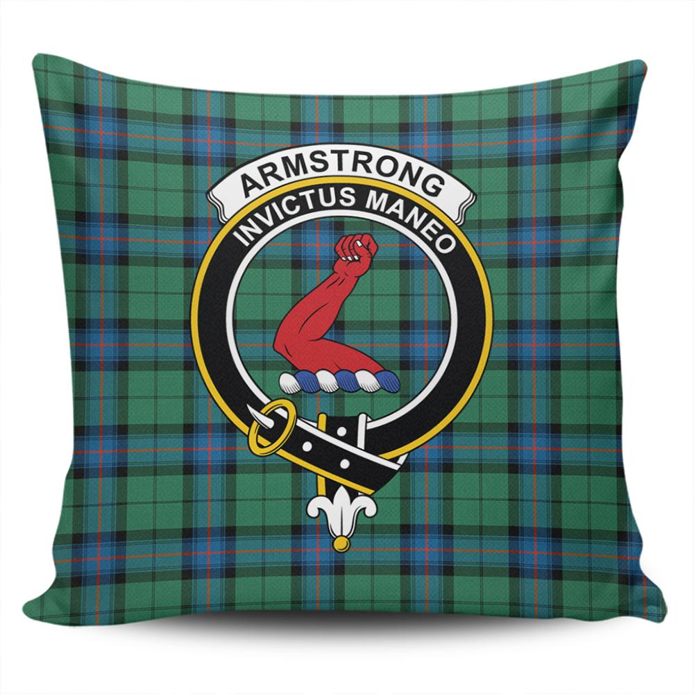 Clan Armstrong Ancient Tartan Crest Pillow Cover SA66 Clan Armstrong Tartan Today   