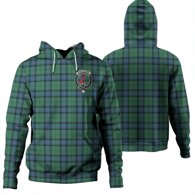 Clan Armstrong Ancient Tartan Hoodie Crest