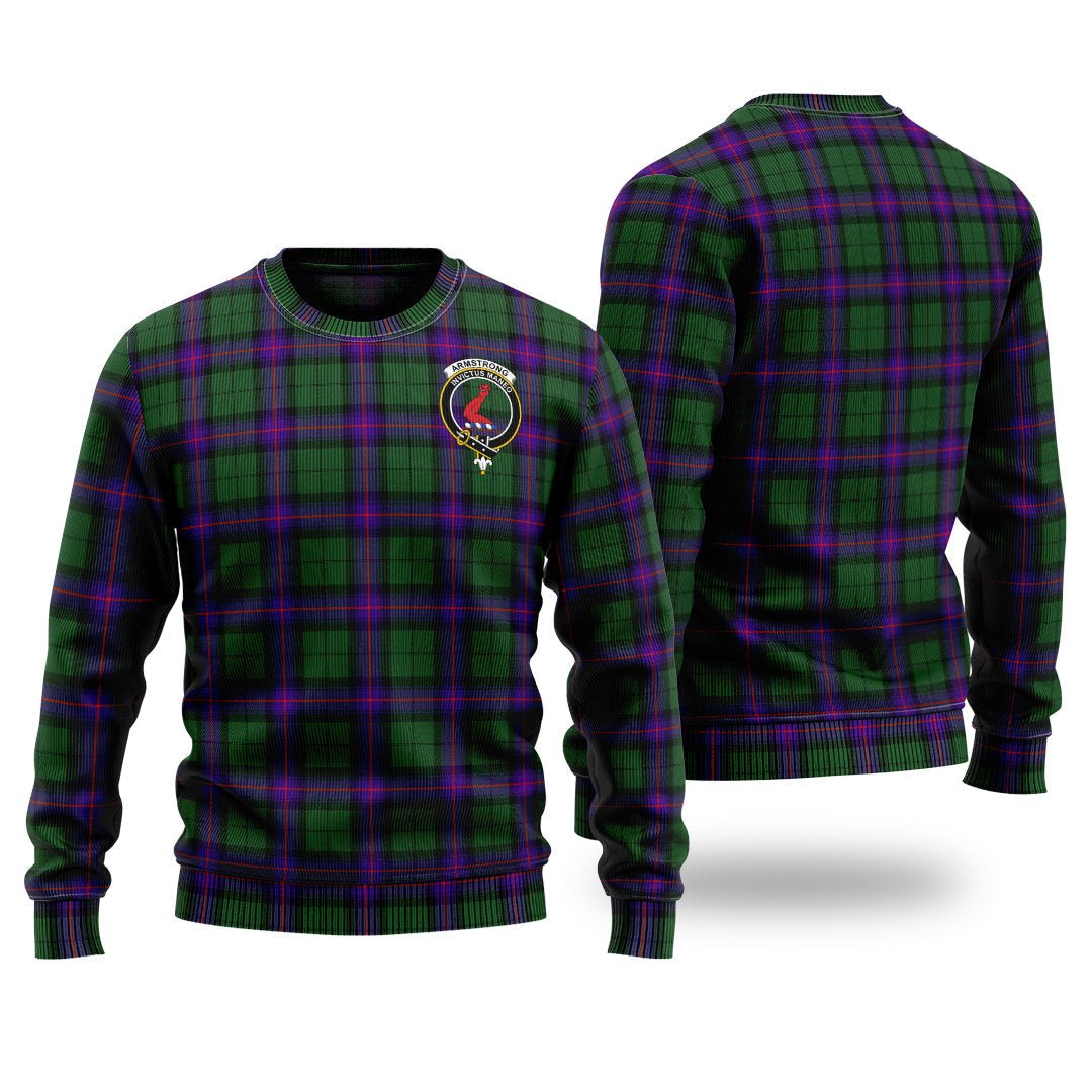 Clan Armstrong Modern Tartan Christmas Ugly Sweater ZO18 Armstrong Modern Tartan Tartan Sweater   