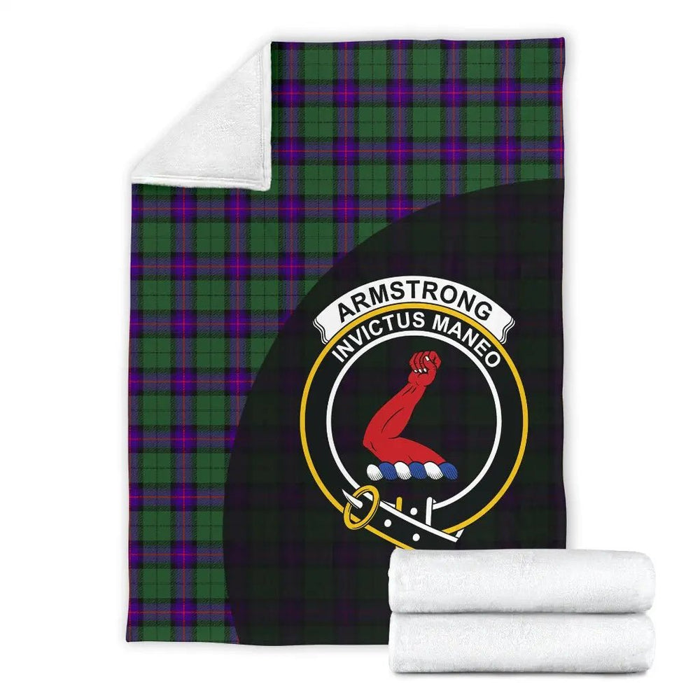 Clan Armstrong Modern Tartan Crest Blanket 3 Sizes VJ56 Clan Armstrong Tartan Today   