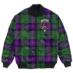 Clan Armstrong Modern Tartan Crest Bomber Jacket AZ32 Armstrong Modern Tartan Tartan Bomber Jacket   