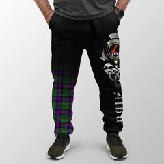 Clan Armstrong Modern Tartan Crest Jogger Sweatpants  Alba Celtic Style OQ68 Clan Armstrong Tartan Today   