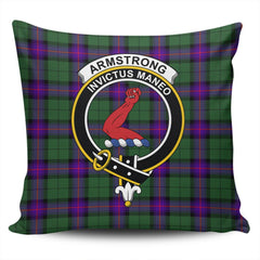 Clan Armstrong Modern Tartan Crest Pillow Cover KR18 Clan Armstrong Tartan Today   