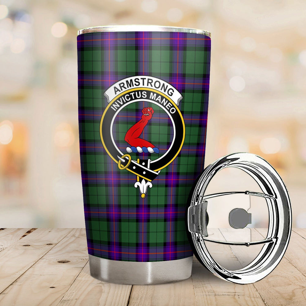 Clan Armstrong Modern Tartan Crest Tumbler RL66 Clan Armstrong Tartan Today   