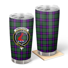 Clan Armstrong Modern Tartan Crest Tumbler RL66 Clan Armstrong Tartan Today   