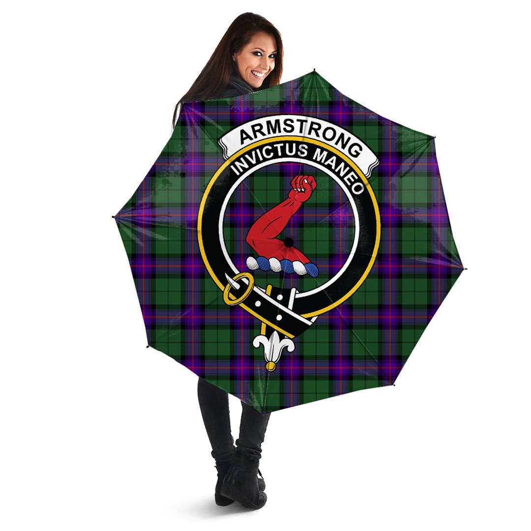 Clan Armstrong Modern Tartan Crest Umbrella QV83 Clan Armstrong Tartan Today   