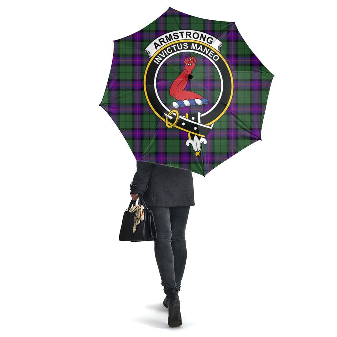 Clan Armstrong Modern Tartan Crest Umbrella QV83 Clan Armstrong Tartan Today   