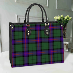 Clan Armstrong Modern Tartan Leather Bag GY90 Clan Armstrong Tartan Today   