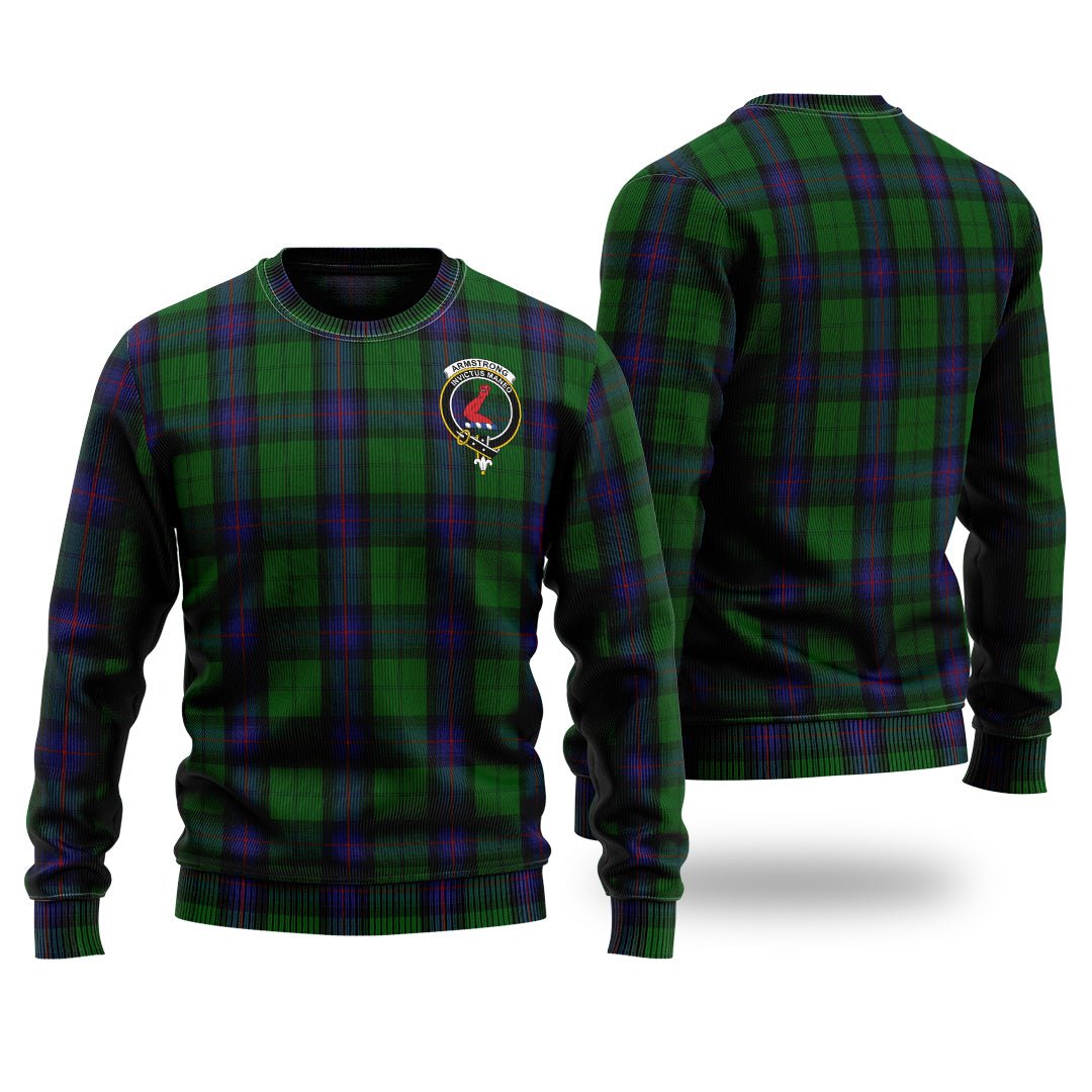 Clan Armstrong Tartan Christmas Ugly Sweater EV94 Armstrong Tartan Tartan Sweater   