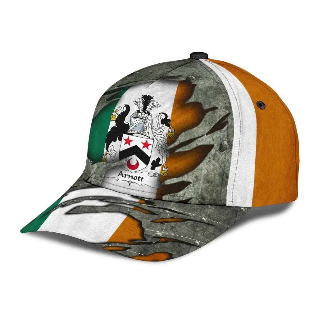 Clan Arnott Coat Of Arms - Irish Family Crest Classic Cap GE20 Arnott Coat Of Arms Irish Cap   