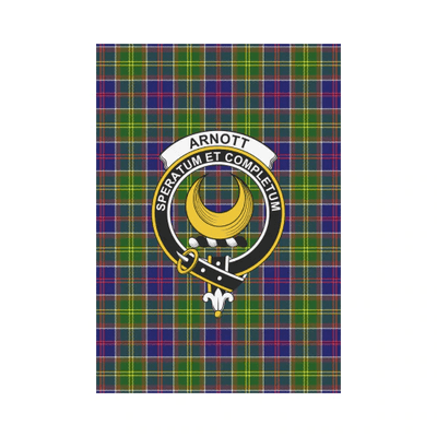 Clan Arnott Tartan Crest Garden Flag HU79