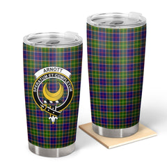 Clan Arnott Tartan Crest Tumbler JM73 Clan Arnott Tartan Today   