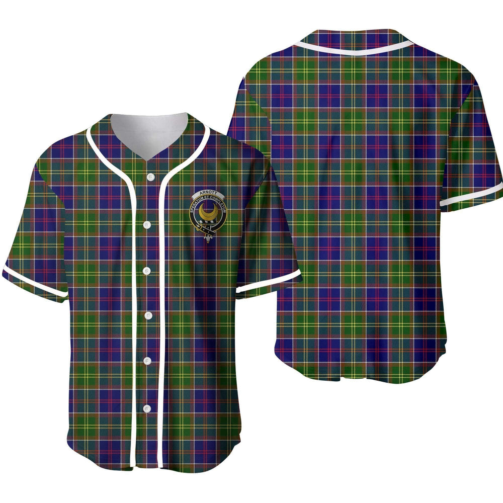 Clan Arnott Tartan Unisex Baseball Jersey HT97LO74 Clan Arnott Tartan Today   