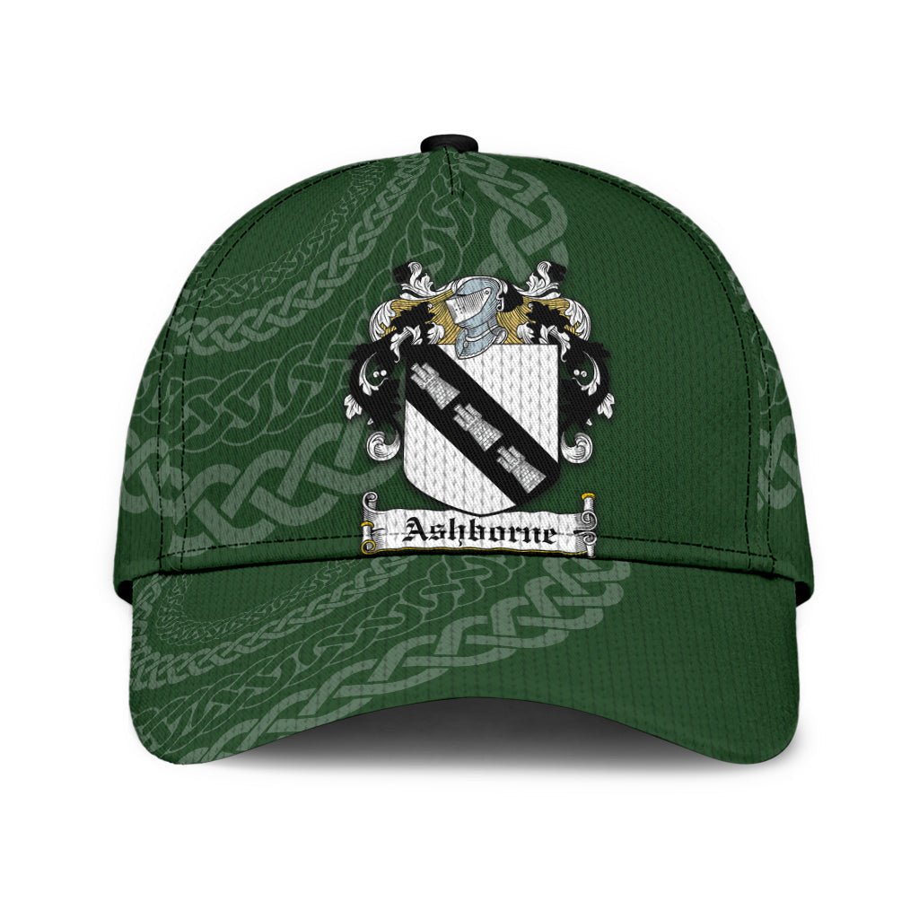 Clan Ashborne Coat Of Arms - Irish Family Crest St Patrick's Day Classic CapVU49 Classic Cap - Ashborne Coat Of Arms St Patrick's Day Classic Cap Irish Cap   