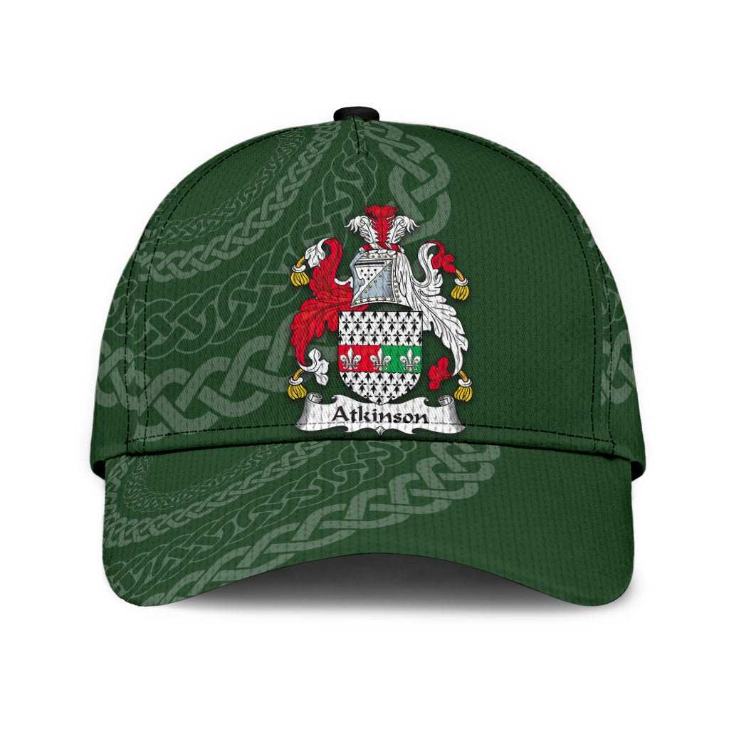 Clan Atkinson Coat Of Arms Irisharms - Irish Family Crest St Patrick's Day Classic CapVK41 Classic Cap - Atkinson Coat Of Arms Irisharms St Patrick's Day Classic Cap Irish Cap   