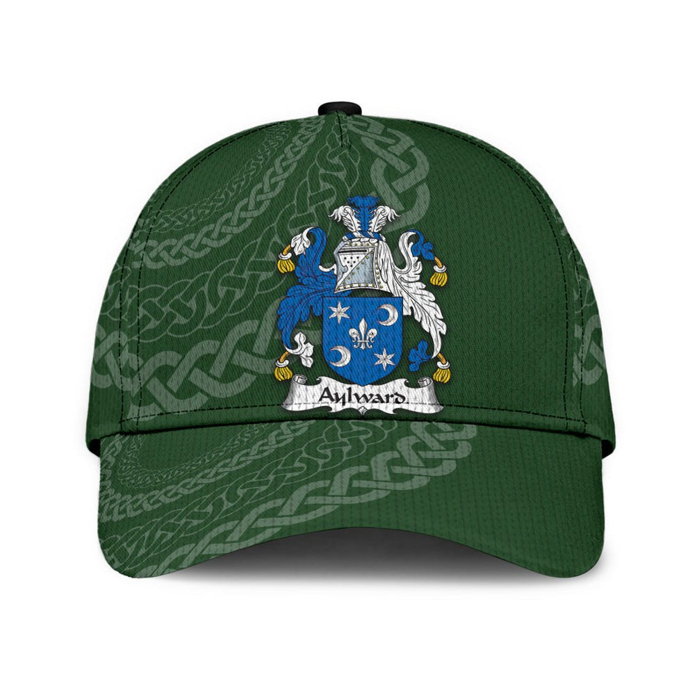 Clan Aylward Coat Of Arms - Irish Family Crest St Patrick's Day Classic CapZV44 Classic Cap - Aylward Coat Of Arms St Patrick's Day Classic Cap Irish Cap   