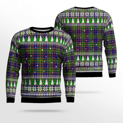 Clan Ayrshire District Tartan Christmas Ugly Sweater