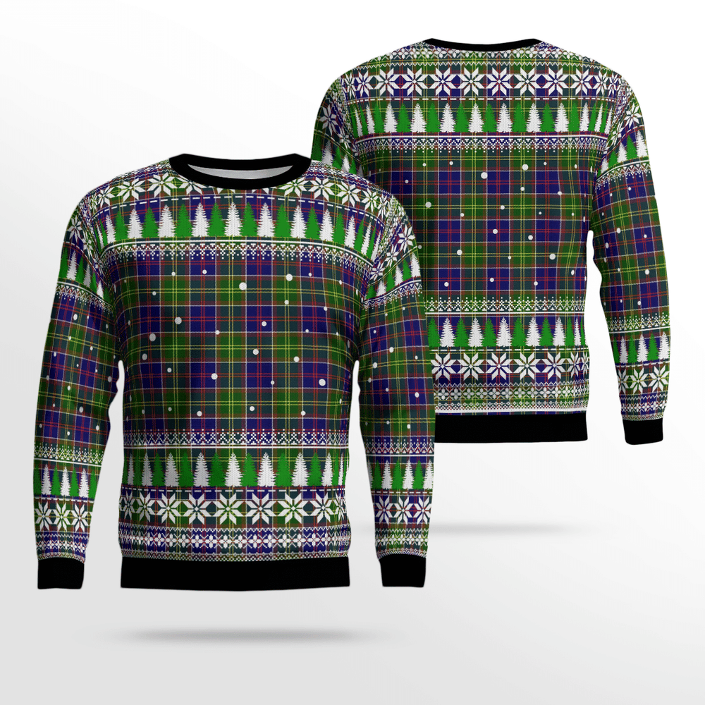 Clan Ayrshire District Tartan Christmas Ugly Sweater GG65 Ayrshire District Tartan Tartan Ugly Sweater   
