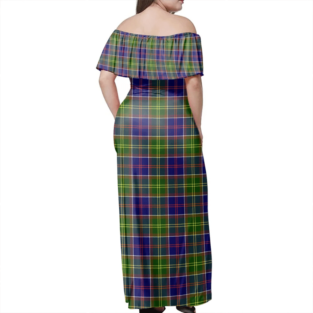 Clan Ayrshire District Tartan Hawaii Dress TQ98 Clan Ayrshire Tartan Hawaii Dress   